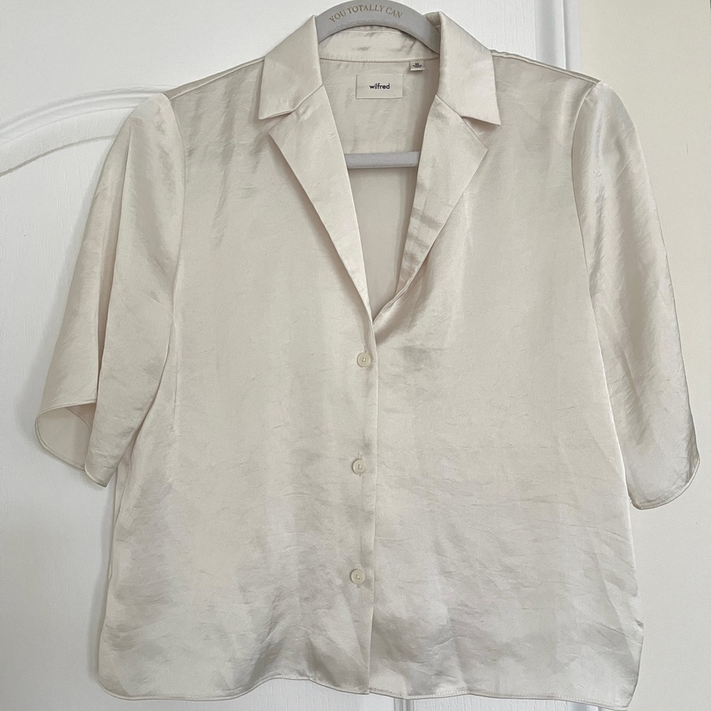 WILFRED Beso Satin Shirt